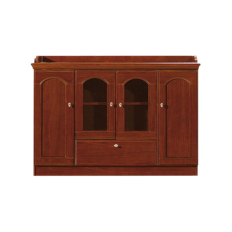 企诺 茶水柜餐边柜油漆木皮矮柜 QF028 1200*400*850mm 胡桃色（单位：个）