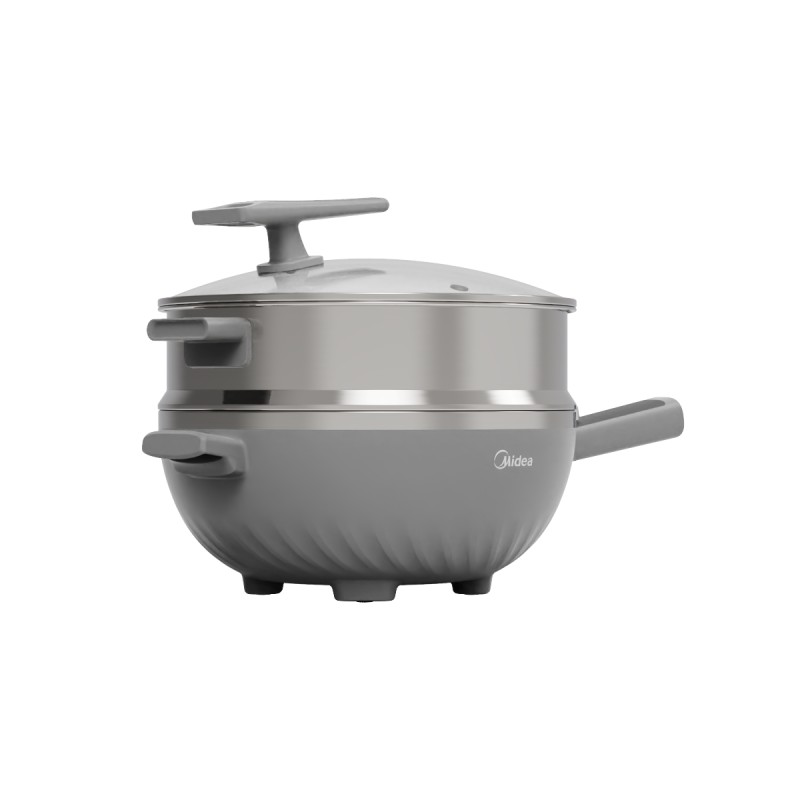 美的（Midea） 电炒锅 大功率一体电热锅 MC-HCG3217 5.5L  灰色（单位：台）