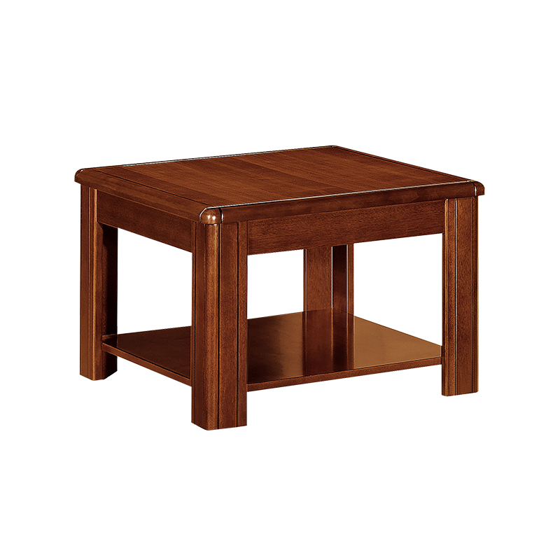 企诺 油漆茶几方几 QH086 600*600*480mm 胡桃色（单位：张）