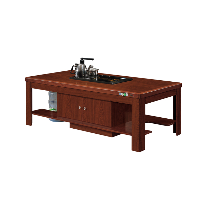 企诺 多功能茶几木质茶桌会客茶桌 QH093 1600*800*560mm 胡桃色（单位：张）