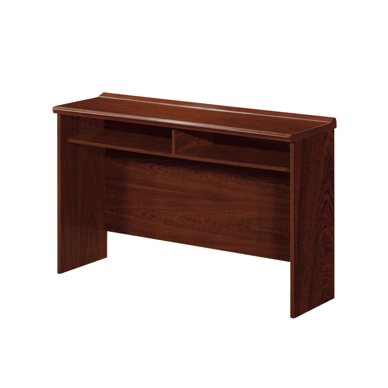 企诺 会议培训油漆长条桌 QW002 1400*400*760mm 胡桃色（单位：张）