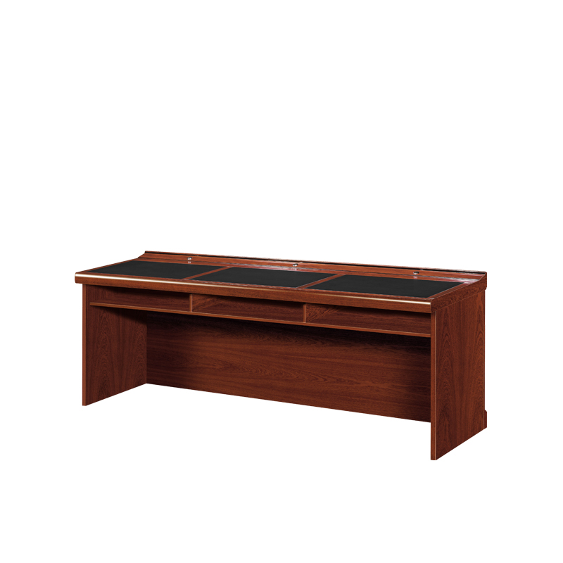 企诺 油漆会议桌培训桌长条桌 QW014 2100*600*760mm 胡桃色（单位：张）