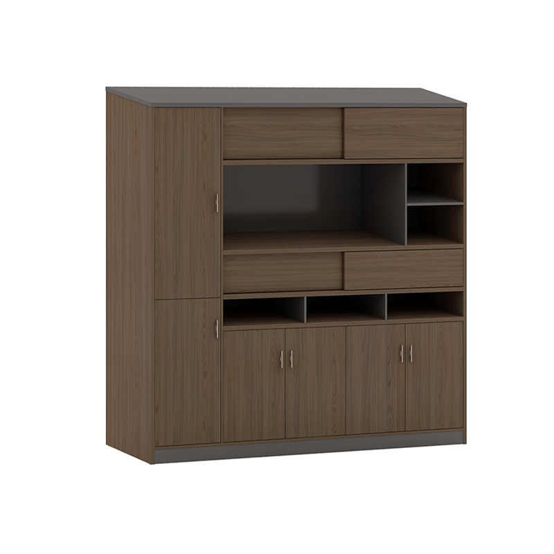 企诺 办公文件资料柜 高柜大文件柜 QNM202YG-BM-W2401 2400*400*2000mm 胡桃色（单位：个）