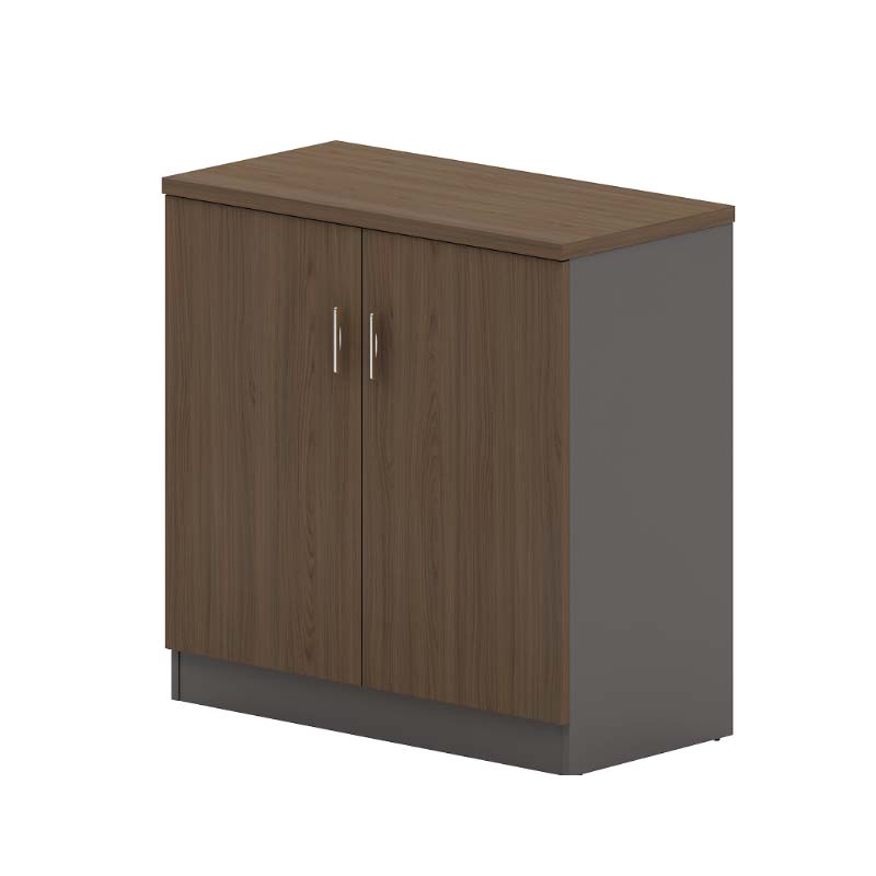 企诺 办公文件资料柜 两门文件柜 QNM202YG-BM-G0805 800*400*800mm 胡桃色（单位：个）