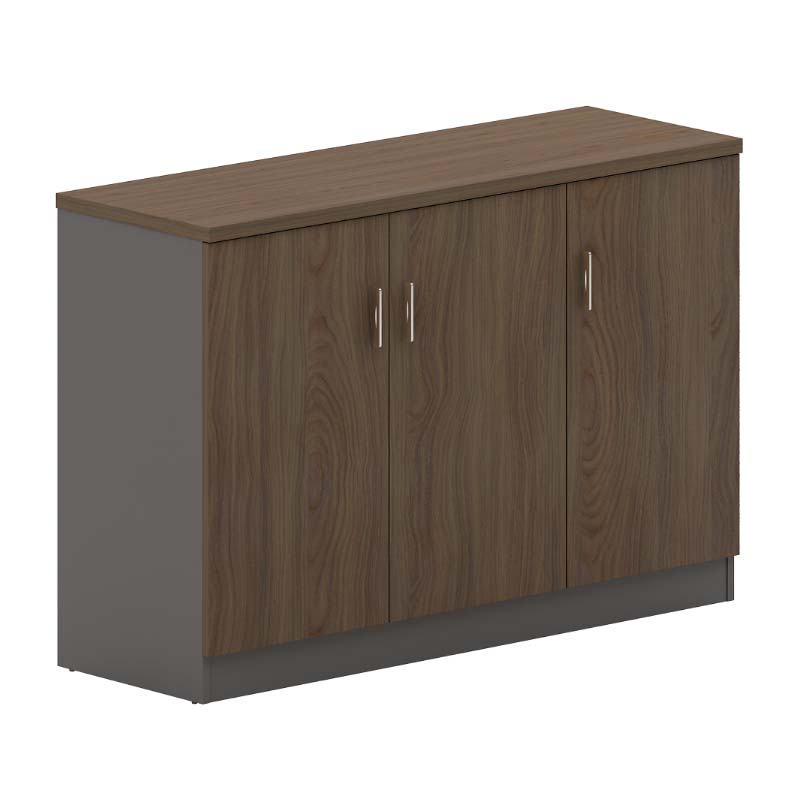 企诺 办公文件资料柜 三门文件柜 QNM202YG-BM-G1205 1200*400*800mm 胡桃色（单位：个）