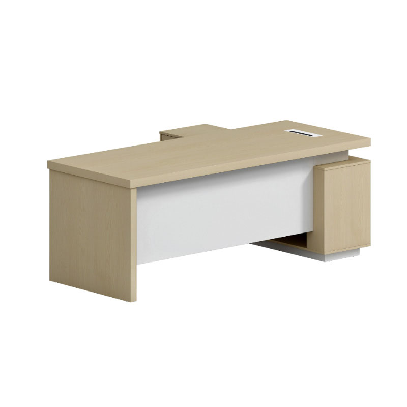 企诺 班台办公桌 QND3aYG-JS-B2001 2000*1600*750mm 枫木色（单位：张）