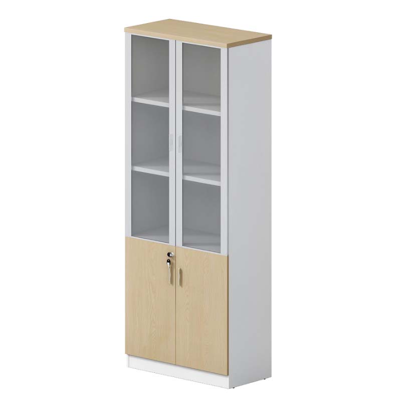 企诺 商务办公资料柜 两门文件柜 QNM31YG-JS-W0802 800*400*2000mm 枫木色（单位：张）