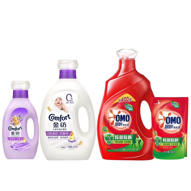 汰渍 金纺洗衣液组合 7.1kg 4件套礼盒 红色（单位：组）