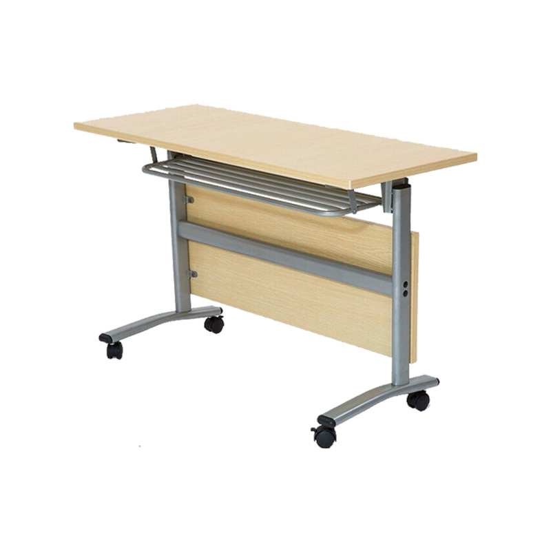 企诺 简约折叠培训桌 QW052 1400*400*750mm 金橡木色（单位：张）