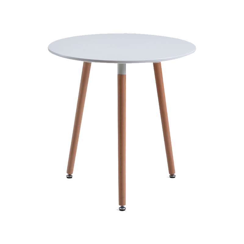 企诺 现代简约接待小圆桌 QW093 800*800*750mm 白色（单位：张）