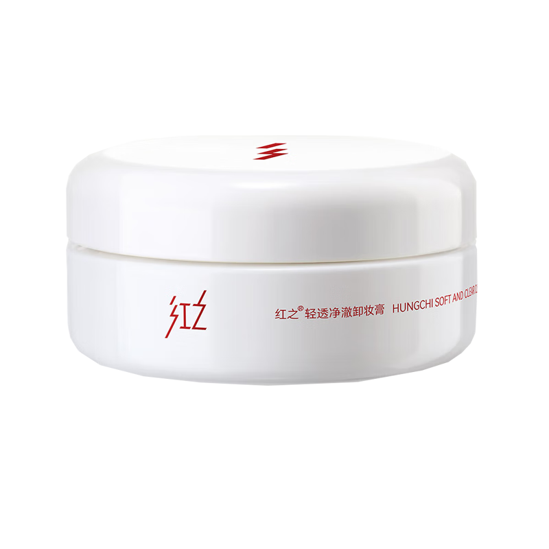 HUNGCHI 红之 轻透净澈卸妆膏 (玻璃瓶+塑料盖)-白嘟嘟 100ml  白色（单位：瓶）