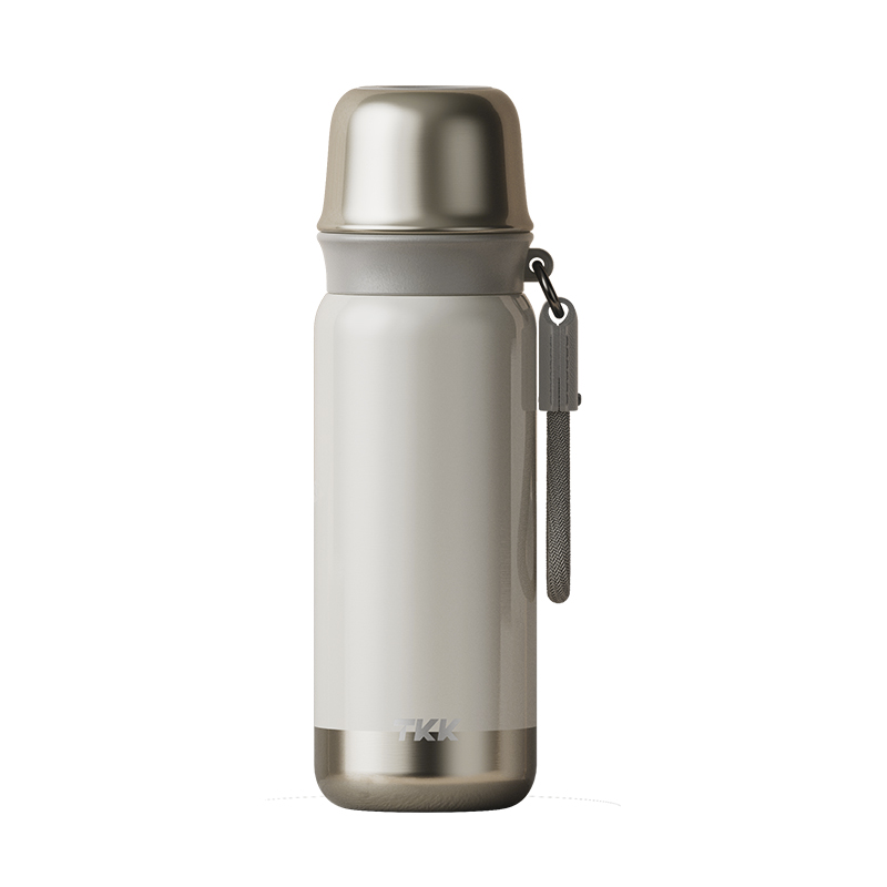 TKK 悦途子弹头保温杯 TKK-2037 500ml 流沙白（单位：个）