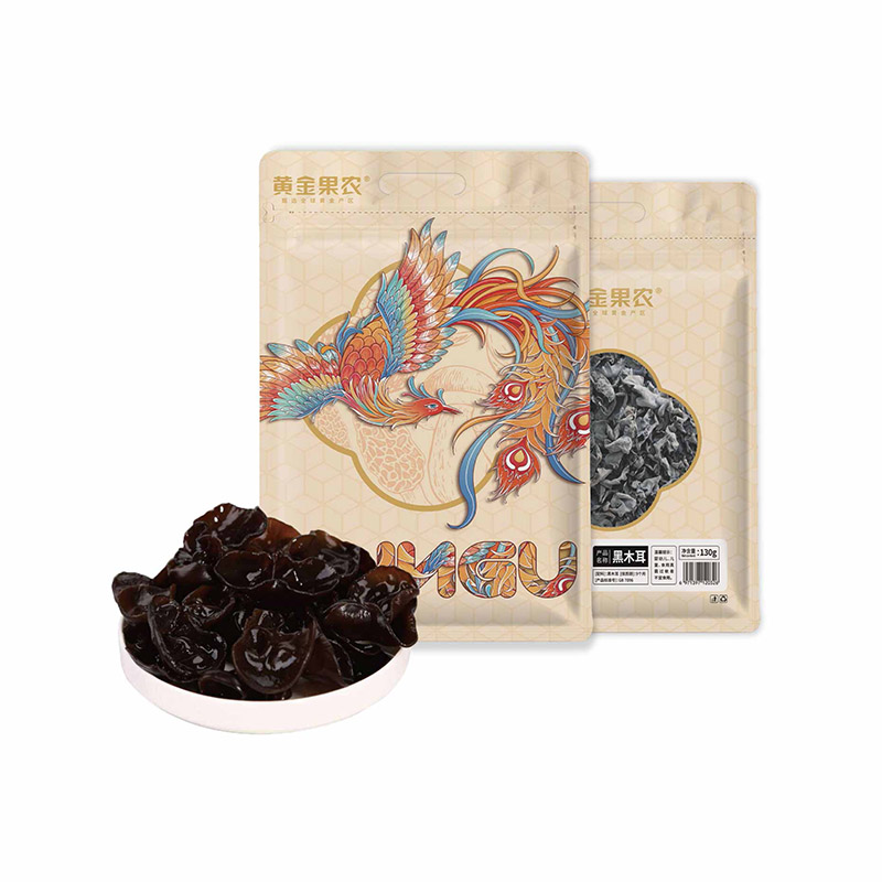 黄金果农 煲汤食材干货 黑木耳 130g*1袋 混色（单位：袋）