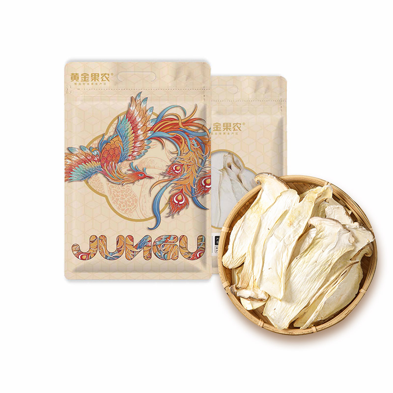 黄金果农 煲汤食材干货 杏鲍菇 100g 混色（单位：袋）