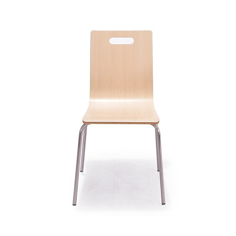 企诺 简约餐椅钢制脚 QS018 480*540*830mm 枫木色（单位：张）