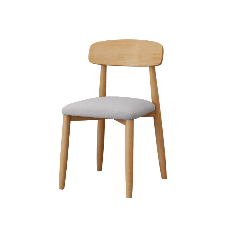 企诺 简约家用办公单人椅 QS024 430*490*818mm 原木色（单位：张）