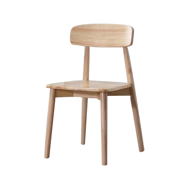 企诺 简约家用办公单人椅 QS025 430*490*818mm 原木色（单位：张）