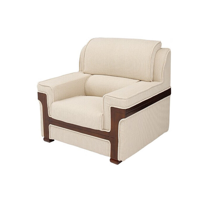 企诺 商务办公沙发单人位 QH001 1100*900*920mm 米色（单位：张）