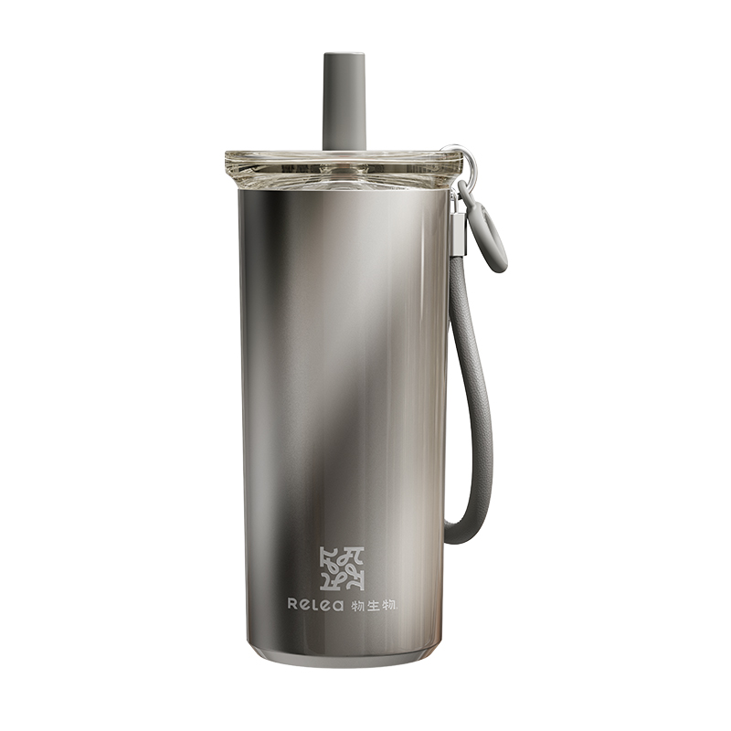 物生物（RELEA） 星海陶瓷内胆保温杯 JV012546-0500-US00 500ML  银耀猫眼（单位：个）