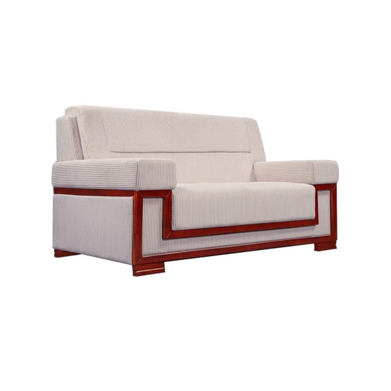 企诺 商务办公沙发三人位 QH003 2120*880*890mm 米白色（单位：张）