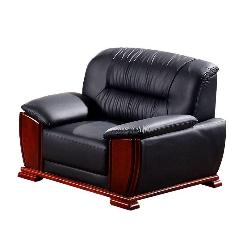 企诺 经典沙发单人位 QH007 1100*850*900mm  黑色（单位：张）