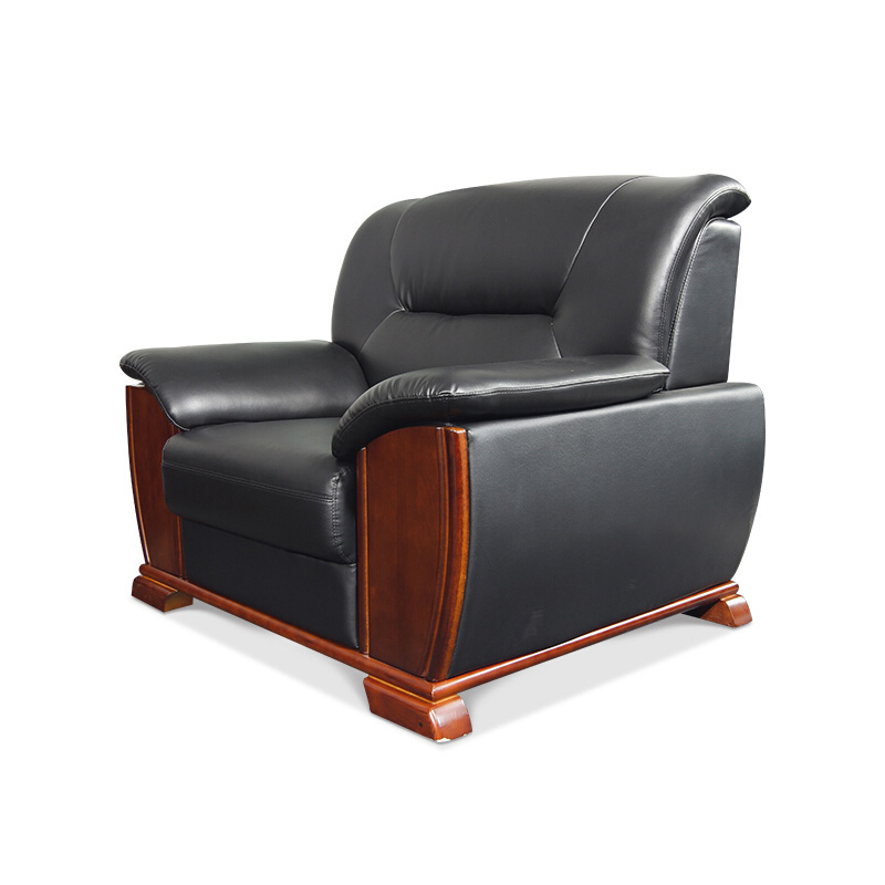 企诺 办公沙发单人位 QH010 1100*850*910mm 黑色（单位：张）