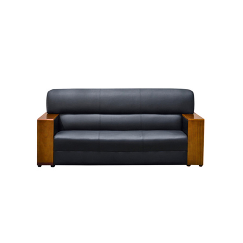 企诺 商务办公沙发三人位 QH014 1860*750*830mm  黑色（单位：张）