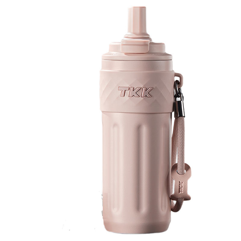 TKK 悦动双饮保温杯 TKK-2035 500ML  初春粉（单位：个）