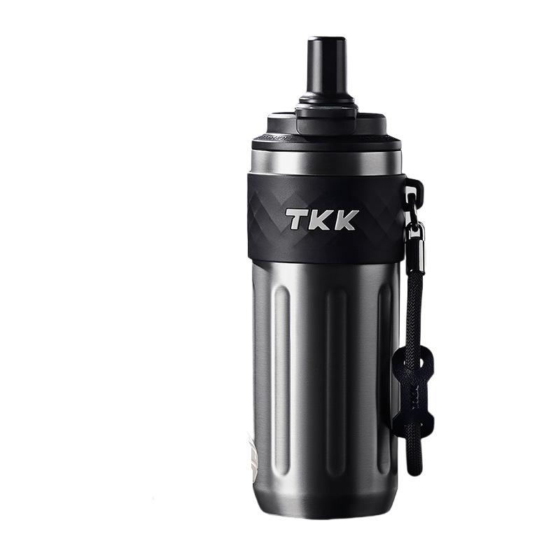 TKK 悦动双饮保温杯 TKK-2035 500ML  冰川银（单位：个）