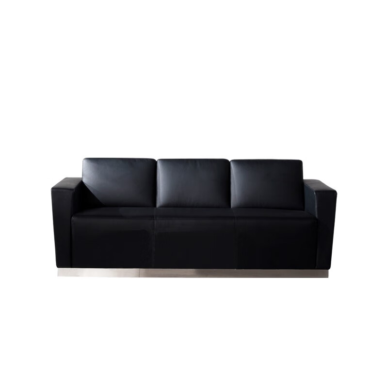 企诺 商务会客沙发三人位 QH023 1960*780*775mm  黑色（单位：张）