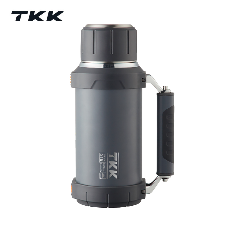 TKK 金刚大容量保温壶 TKK2013 2000ml  灰色（单位：个）
