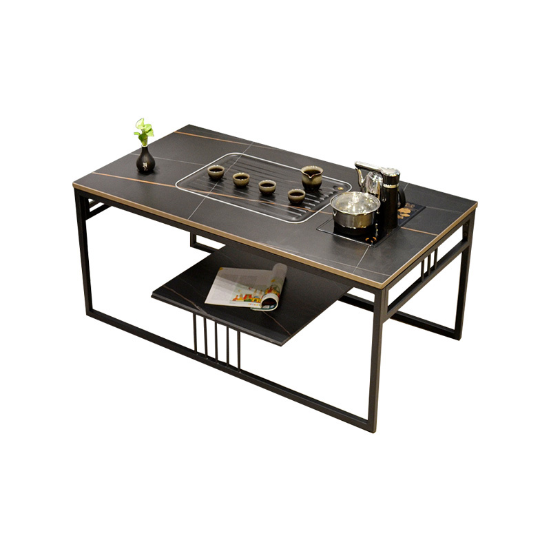 企诺 办公茶桌茶几茶台长几 QH072 1300*700*580mm 黑色（单位：张）