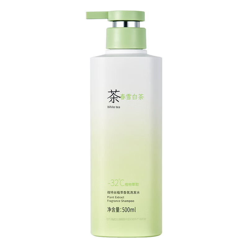 维特丝（vetes） 植萃香氛 洗发水 500ml 春雪白茶（单位：瓶）