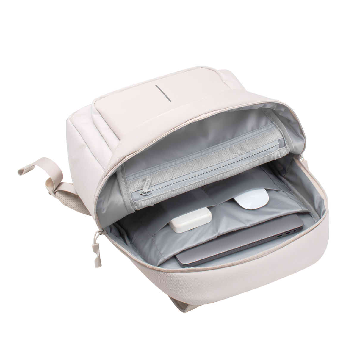 XDDESIGN 爱思迪 云感&middot;贝影 多功能翻盖背包 EP705.983 35*18*43 cm 珍珠白（单位：个）