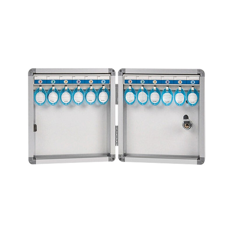 企诺 钥匙柜钥匙收纳管理箱32位 QNGhA3-32 铝合金，有机玻璃 灰色（单位：个）