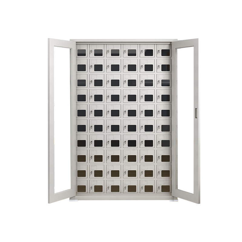 企诺 手机存放柜60门 带充电 QNGgA3-60Y 960*300*1800mm 灰色（单位：个）