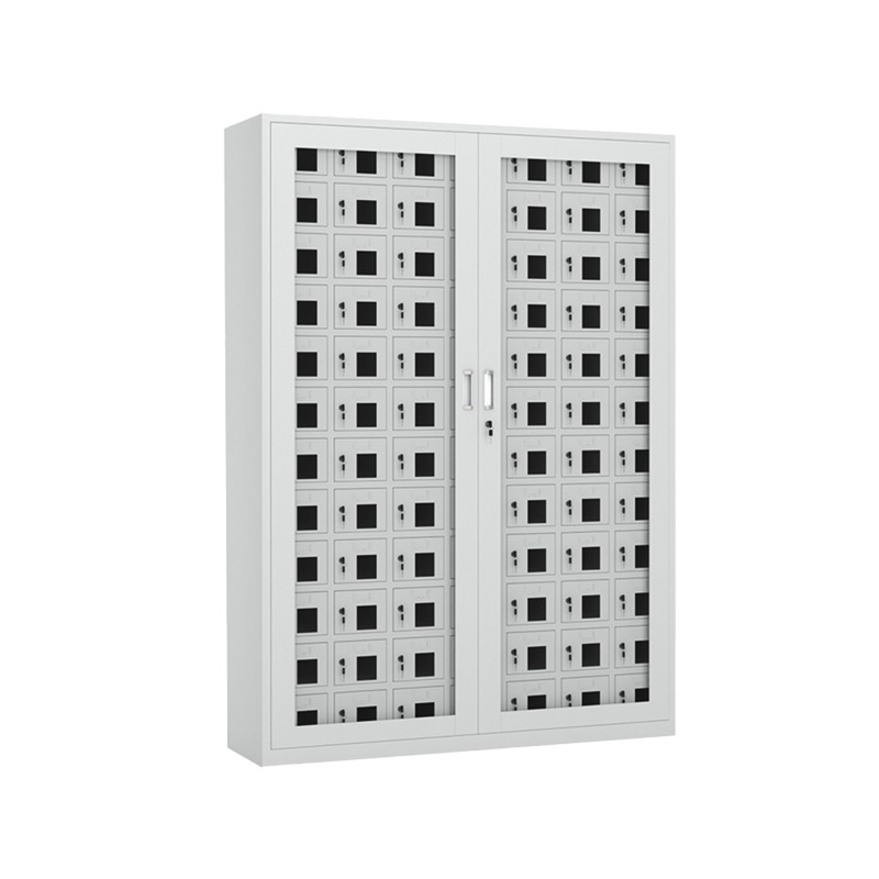 企诺 手机存放柜84门 带充电 QNGgA3-84Y 1106*300*1800mm 灰色（单位：个）