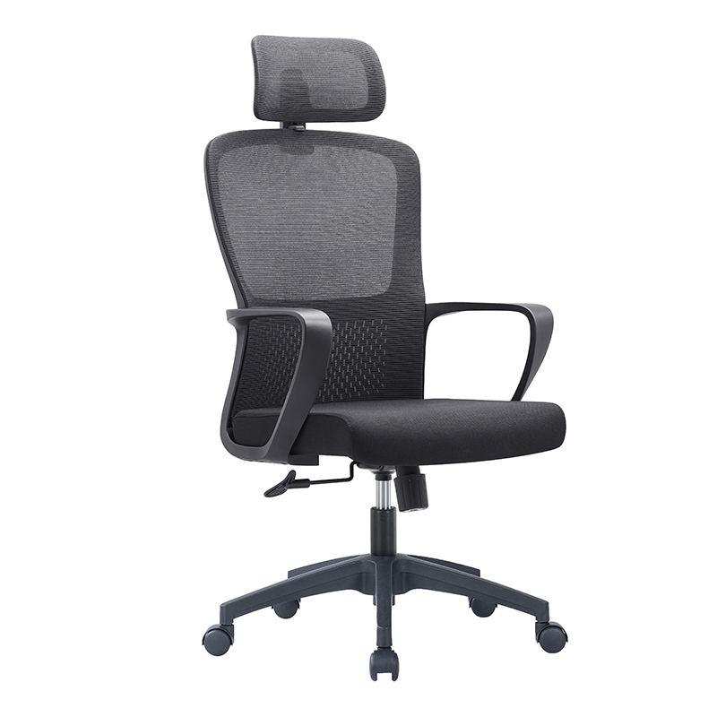 企诺 靠背椅办公椅转椅带头枕 QN007 565*605*1080-1250mm 黑色（单位：张）