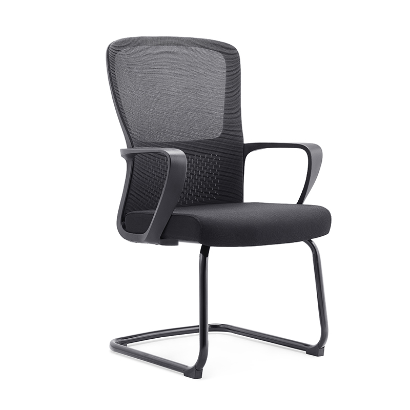 企诺 靠背椅办公椅弓形椅 QN009 585*580*970mm 黑色（单位：张）