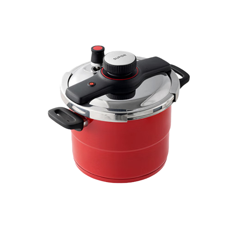 苏泊尔（SUPOR） 7.2L巧易开悦旋压力快锅 YW229KC2 22cm  红色（单位：个）