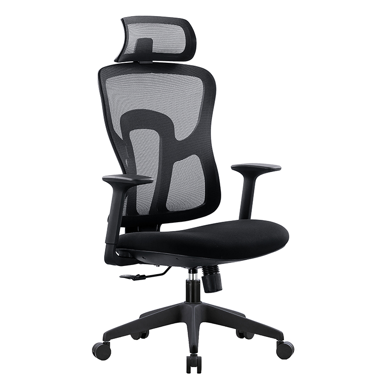 企诺 电脑椅办公椅蝴蝶板底盘2.5防爆钢板 QN020 660*600*1200-1260mm 黑色（单位：张）