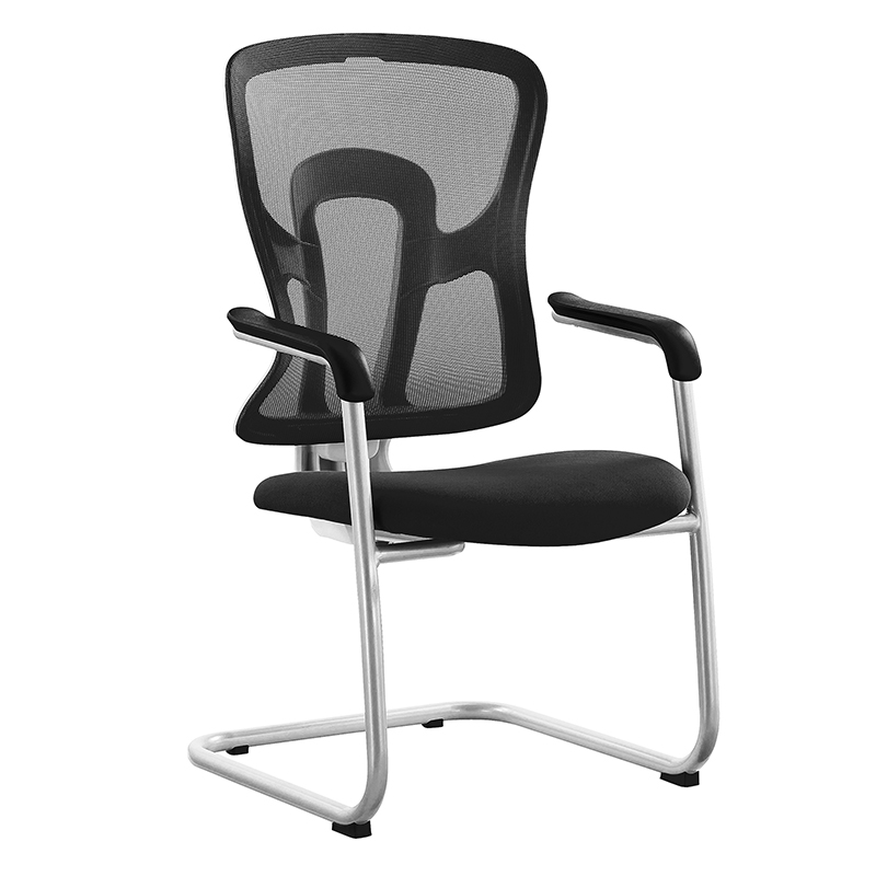 企诺 脑椅会议办公椅弓形椅人体工学椅子 白色弓形腿 QN025 600*660*1020mm 白色（单位：张）