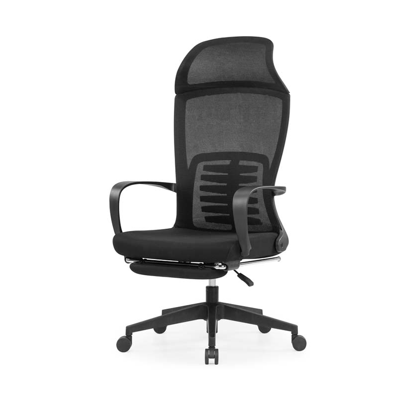 企诺 简约办公椅转椅带脚踏 QN026 660*610*1165-1285mm 黑色（单位：张）