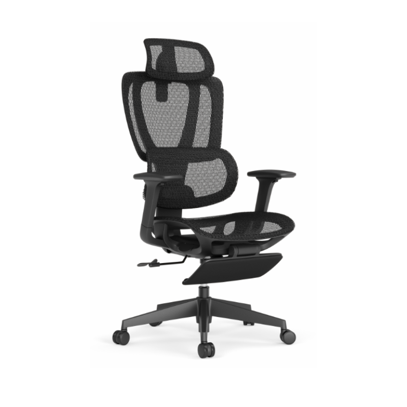 企诺 办公椅电脑职员椅主管经理椅 QNK-571A-QW-KT 665*655*(1110-1190)mm 黑色（单位：张）