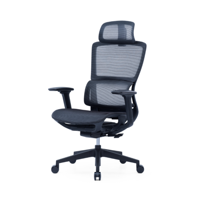 企诺 办公椅电脑职员椅主管经理椅 QNK-517A-QW （680-730）*660*（1110-1170）mm 黑色（单位：张）