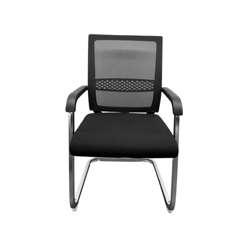 企诺 职员网椅弓形椅 QN152 550*600*980mm 黑色（单位：张）