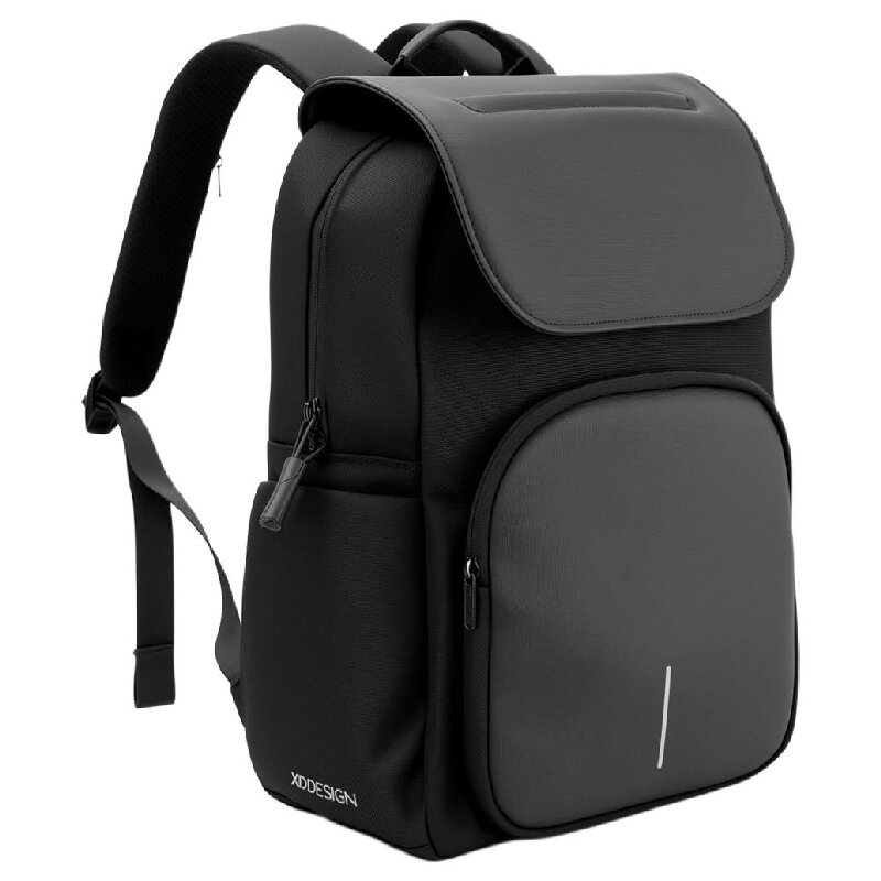XDDESIGN 爱思迪 云感&middot;贝影 多功能翻盖背包 EP705.981 35*18*43 cm 经典黑（单位：个）