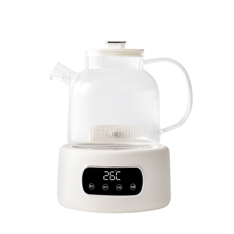 欧莱克/OLAYKS 高硼硅玻璃养生壶 OLK-LP-22 1.2L 陶白色（单位：台）