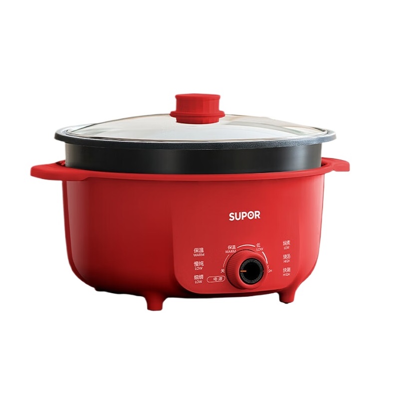 苏泊尔（SUPOR） 电火锅 H50YK757 5L 红色（单位：个）