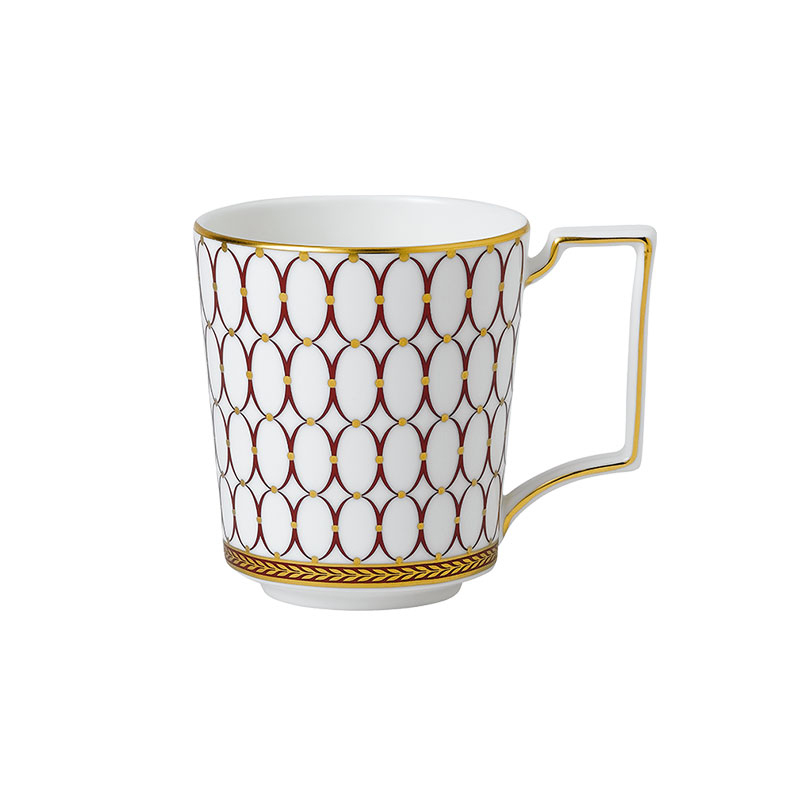 WEDGWOOD 威基伍德金粉年华奢鎏金红马克杯 1058817 300ml*1 红色（单位：个）